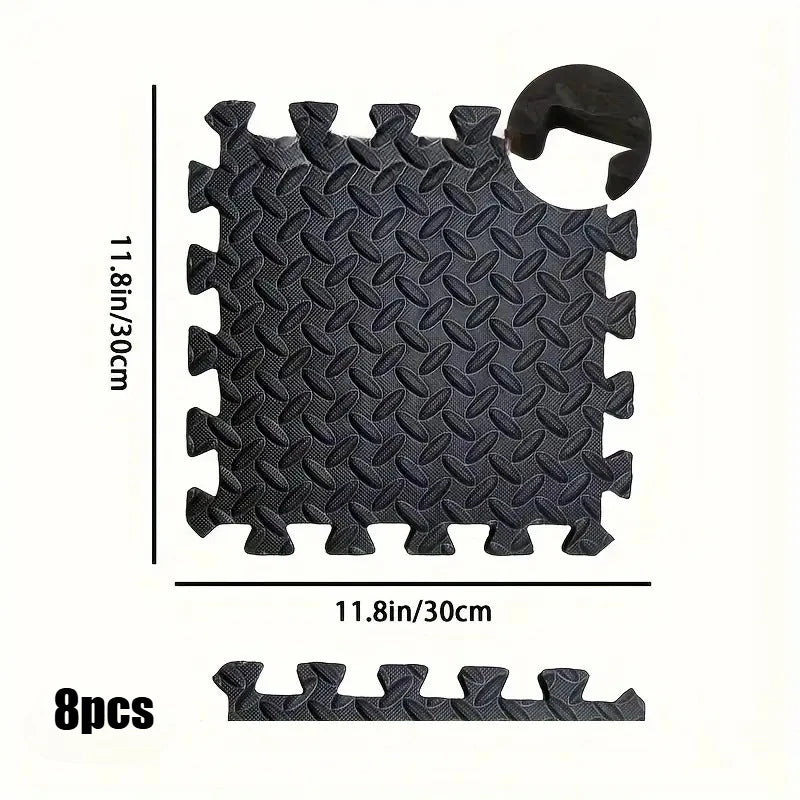 Interlocking Foam Floor Mats for Home Gym Workout Protective Puzzle Mat Tiles Waterproof EVA Padding 1/8/16Pcs