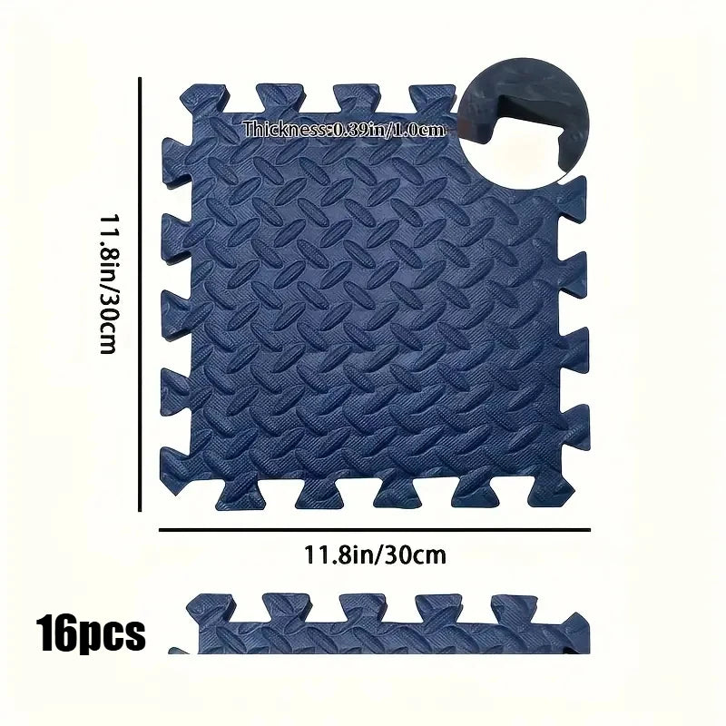 Interlocking Foam Floor Mats for Home Gym Workout Protective Puzzle Mat Tiles Waterproof EVA Padding 1/8/16Pcs