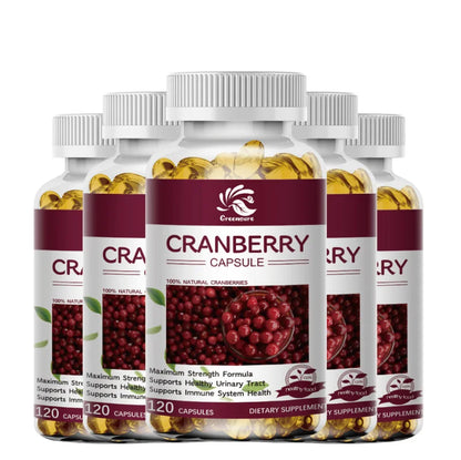 Cranberry Juice Extract - Most Effective Cranberry Pills for Women, Cranberry Supplement - 60/120 Capsules