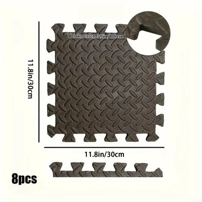 Interlocking Foam Floor Mats for Home Gym Workout Protective Puzzle Mat Tiles Waterproof EVA Padding 1/8/16Pcs
