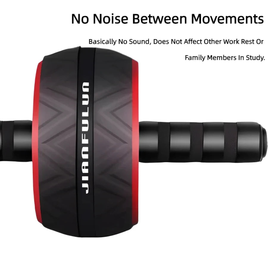 Big Roller For ABS Workout Wheel Exercise Equipment Core Abdominal Home Gym Muscle Device Fitness Men Weight Loss
