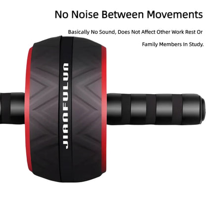 Big Roller For ABS Workout Wheel Exercise Equipment Core Abdominal Home Gym Muscle Device Fitness Men Weight Loss