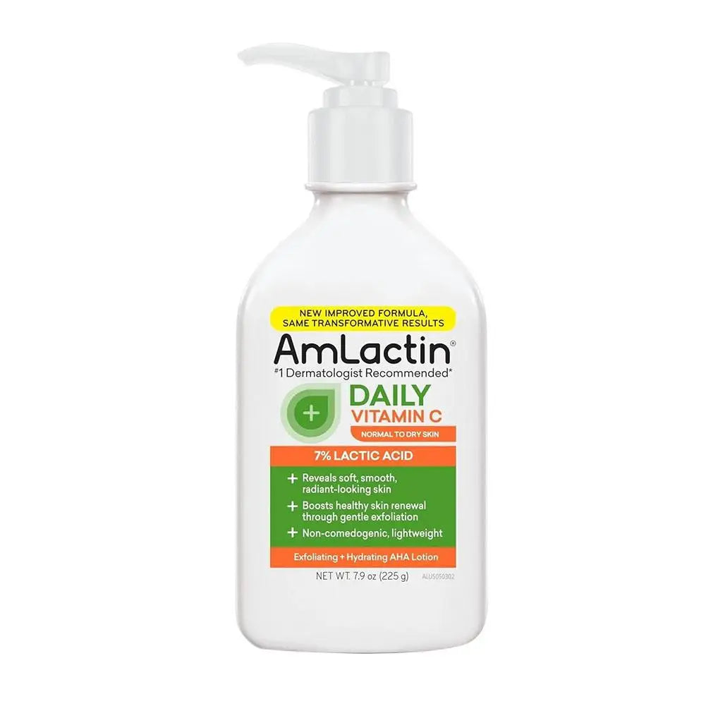 Amlactin Body Lotions Rapid Relief Restoring Lotion+Daily Moisturizing 12% Lactic Acid Lotion Nourishing Body Care Skin Cream