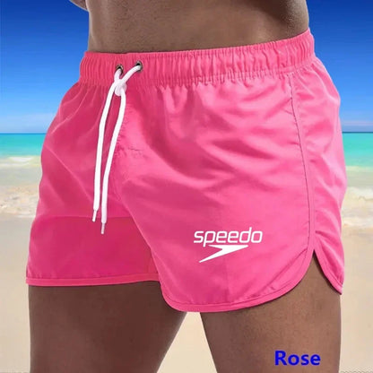 Quick Dry Mens Workout Shorts Breathable Running Training Gym Shorts with Stylish Print