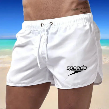 Quick Dry Mens Workout Shorts Breathable Running Training Gym Shorts with Stylish Print