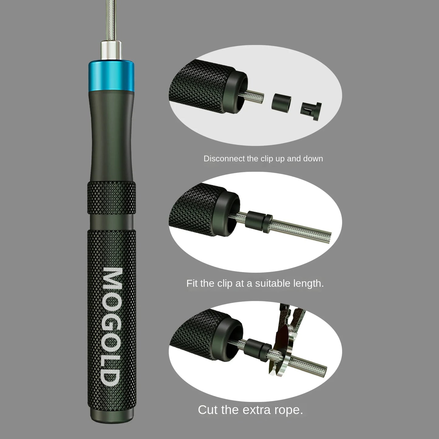Adjustable Jump Rope For Speed Skipping Exercise Weight-Loss Fitness Women Men And Kids Ropea Length Steel Ropes With Bearings