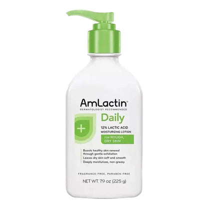 Amlactin Body Lotions Rapid Relief Restoring Lotion+Daily Moisturizing 12% Lactic Acid Lotion Nourishing Body Care Skin Cream