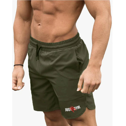Men's Just Gym Fitness Running Shorts Workout Joggers Muscle Sweatpants Summer Quick-dry Cool Feeling Beach Short Pants