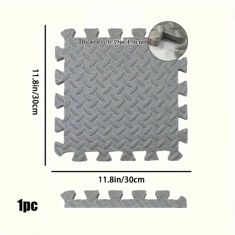 Interlocking Foam Floor Mats for Home Gym Workout Protective Puzzle Mat Tiles Waterproof EVA Padding 1/8/16Pcs