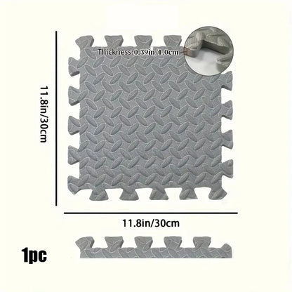 Interlocking Foam Floor Mats for Home Gym Workout Protective Puzzle Mat Tiles Waterproof EVA Padding 1/8/16Pcs
