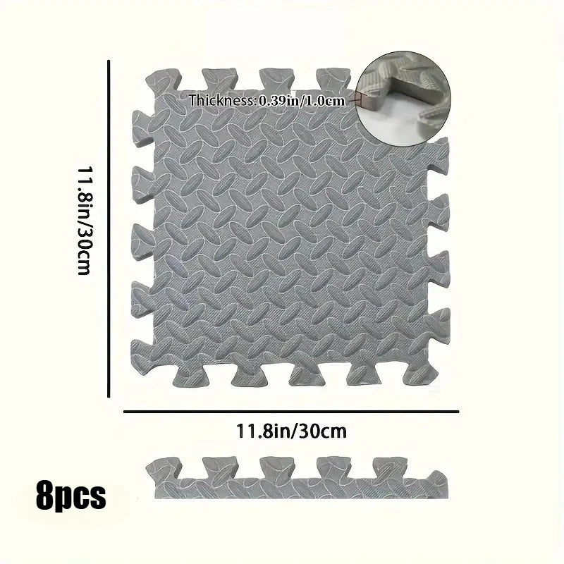 Interlocking Foam Floor Mats for Home Gym Workout Protective Puzzle Mat Tiles Waterproof EVA Padding 1/8/16Pcs