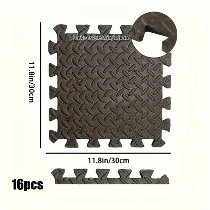 Interlocking Foam Floor Mats for Home Gym Workout Protective Puzzle Mat Tiles Waterproof EVA Padding 1/8/16Pcs