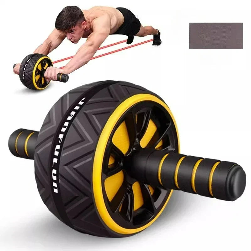 Ab Roller Wheel For Abs Core Workout Non-Slip Home Gym Fitness Equipment Men Abdominal Training Exercise