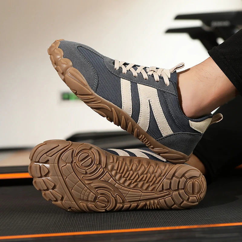 Soft Sole Cross Training Shoes for Men Women Breathable Mesh Retro Sneakers Non-slip Sports Footwear for Gym Fitness Exercise