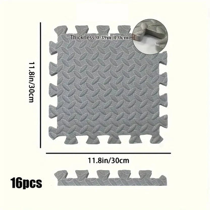 Interlocking Foam Floor Mats for Home Gym Workout Protective Puzzle Mat Tiles Waterproof EVA Padding 1/8/16Pcs