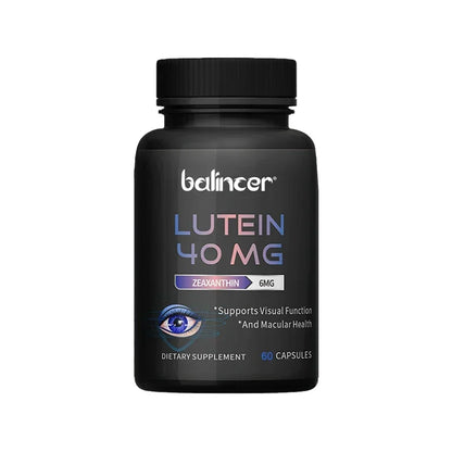 Lutein 40mg & Zeaxanthin 6mg Supplement - Eye Health & Vision Support,Eye Vitamins for Adults,Dietary Supplement