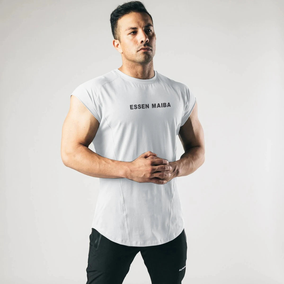 Mens Sleeveless Muscle Shirts for Men Workout Athletic Gym Fitness Training Bodybuilding Cotton Breathable Tank Tops Tee