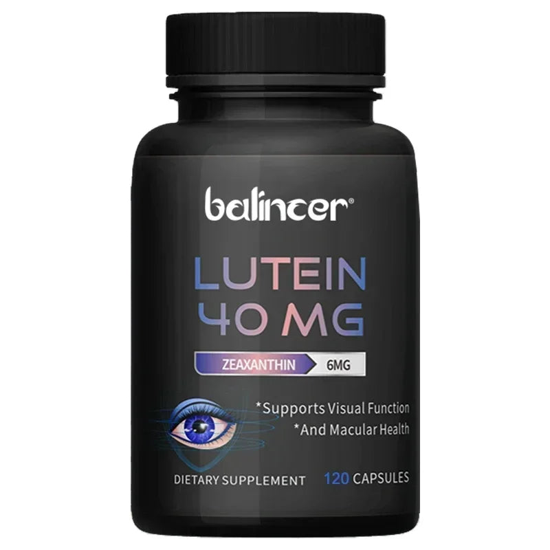 Lutein 40mg & Zeaxanthin 6mg Supplement - Eye Health & Vision Support,Eye Vitamins for Adults,Dietary Supplement