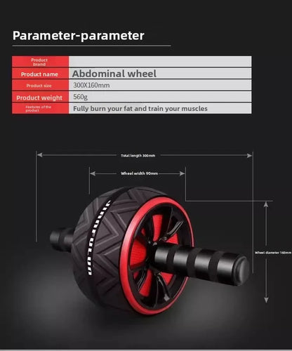 Ab Roller Wheel For Abs Core Workout Non-Slip Home Gym Fitness Equipment Men Abdominal Training Exercise
