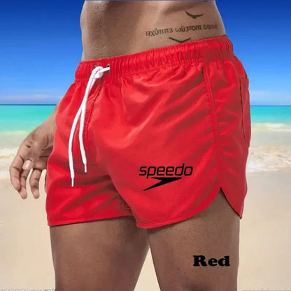 Quick Dry Mens Workout Shorts Breathable Running Training Gym Shorts with Stylish Print