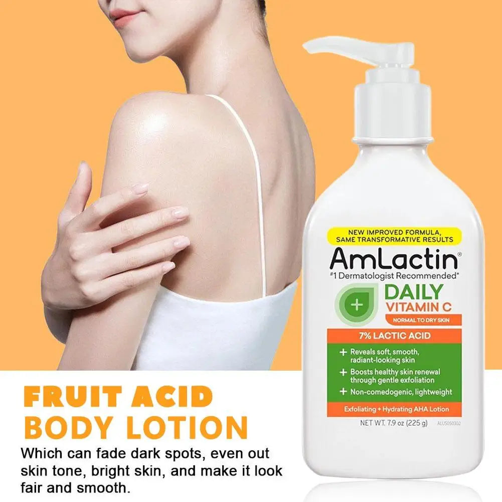Amlactin Body Lotions Rapid Relief Restoring Lotion+Daily Moisturizing 12% Lactic Acid Lotion Nourishing Body Care Skin Cream