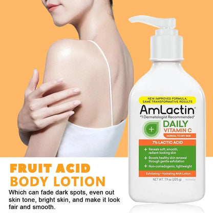 Amlactin Body Lotions Rapid Relief Restoring Lotion+Daily Moisturizing 12% Lactic Acid Lotion Nourishing Body Care Skin Cream