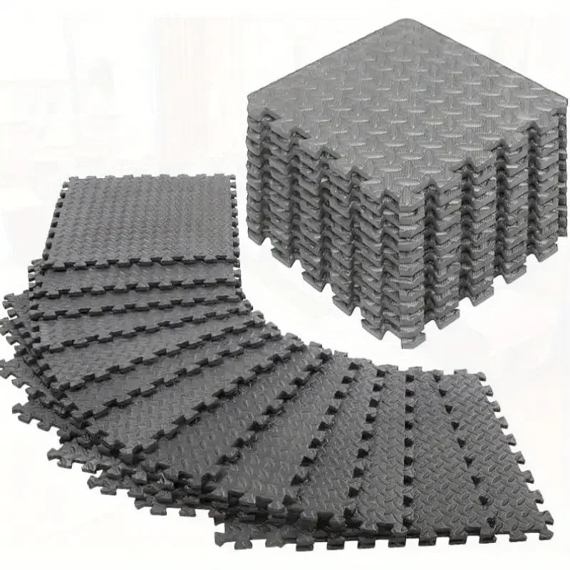 Interlocking Foam Floor Mats for Home Gym Workout Protective Puzzle Mat Tiles Waterproof EVA Padding 1/8/16Pcs