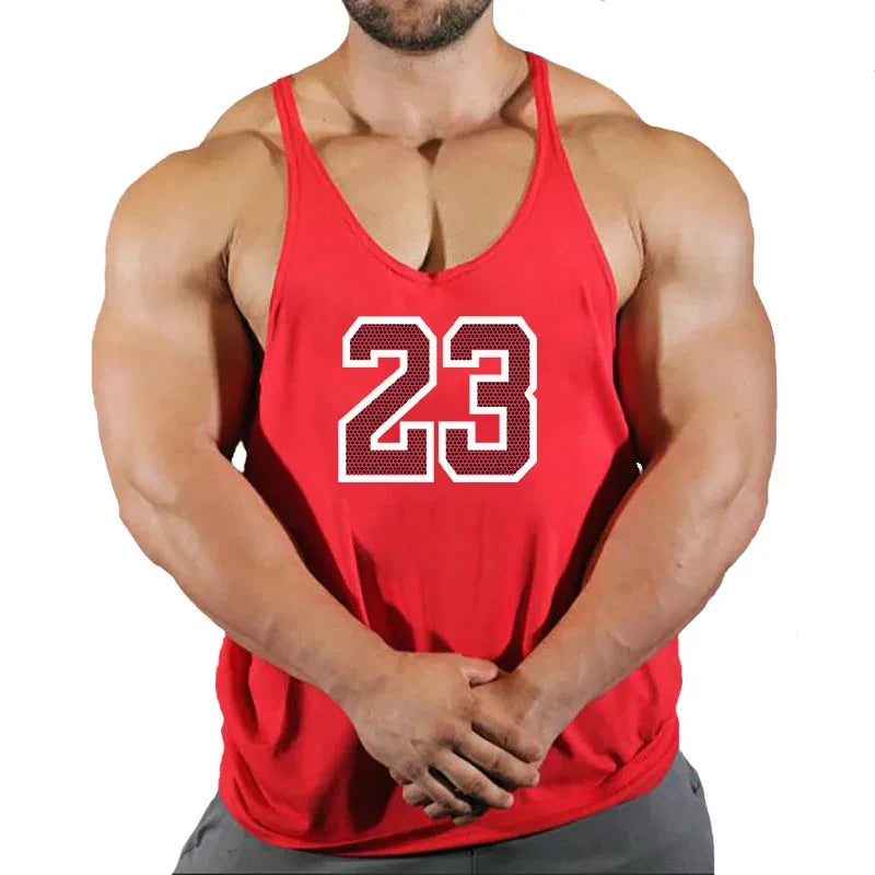 Mens Gyms Stringer Tank Top Fitness Vest Bodybuilding Clothing Muscle Tanks Singlet Cotton Workout Sleeveless Shirt