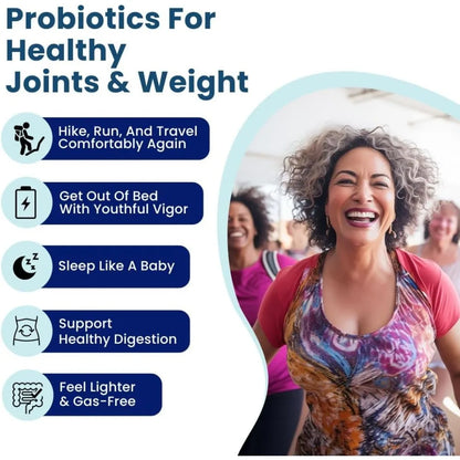 Probiotics for Women Digestive Health, Menopause, Joint Support | Sexy Midsection Curves, Bloat | Turmeric Curcumin Moringa