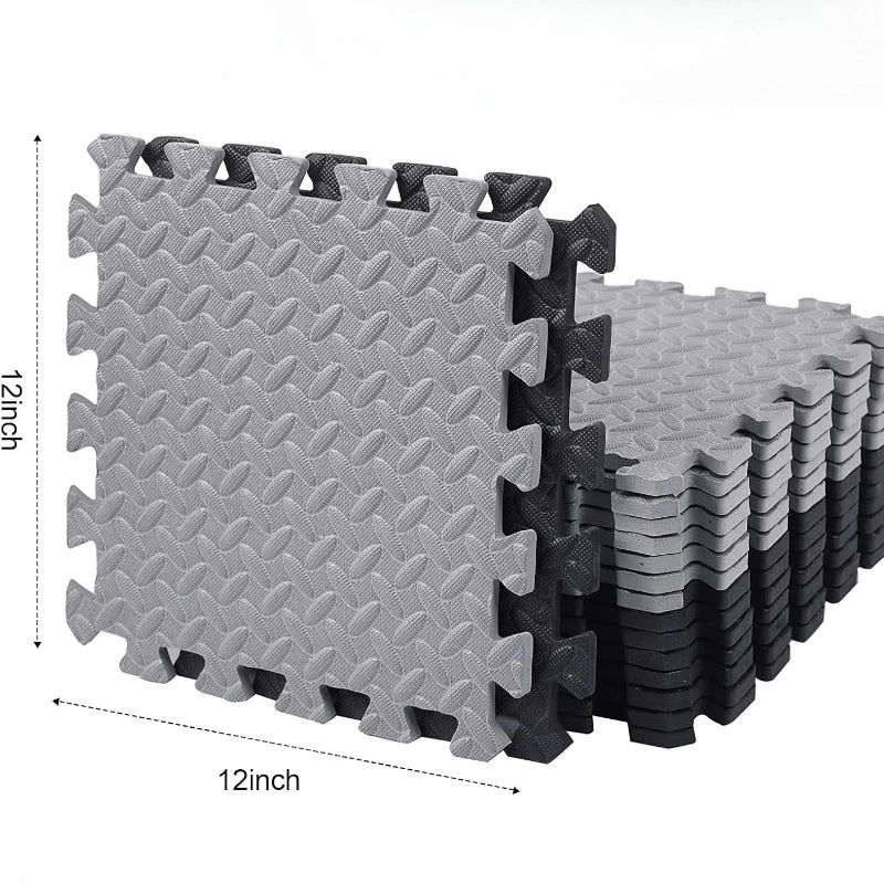 Interlocking Foam Floor Mats for Home Gym Workout Protective Puzzle Mat Tiles Waterproof EVA Padding 1/8/16Pcs