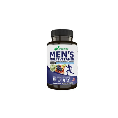Bcuelov Men's Multivitamin & Mineral Tablets - Immune & Energy Support, Muscle Endurance, Vegan High Absorption Supplement