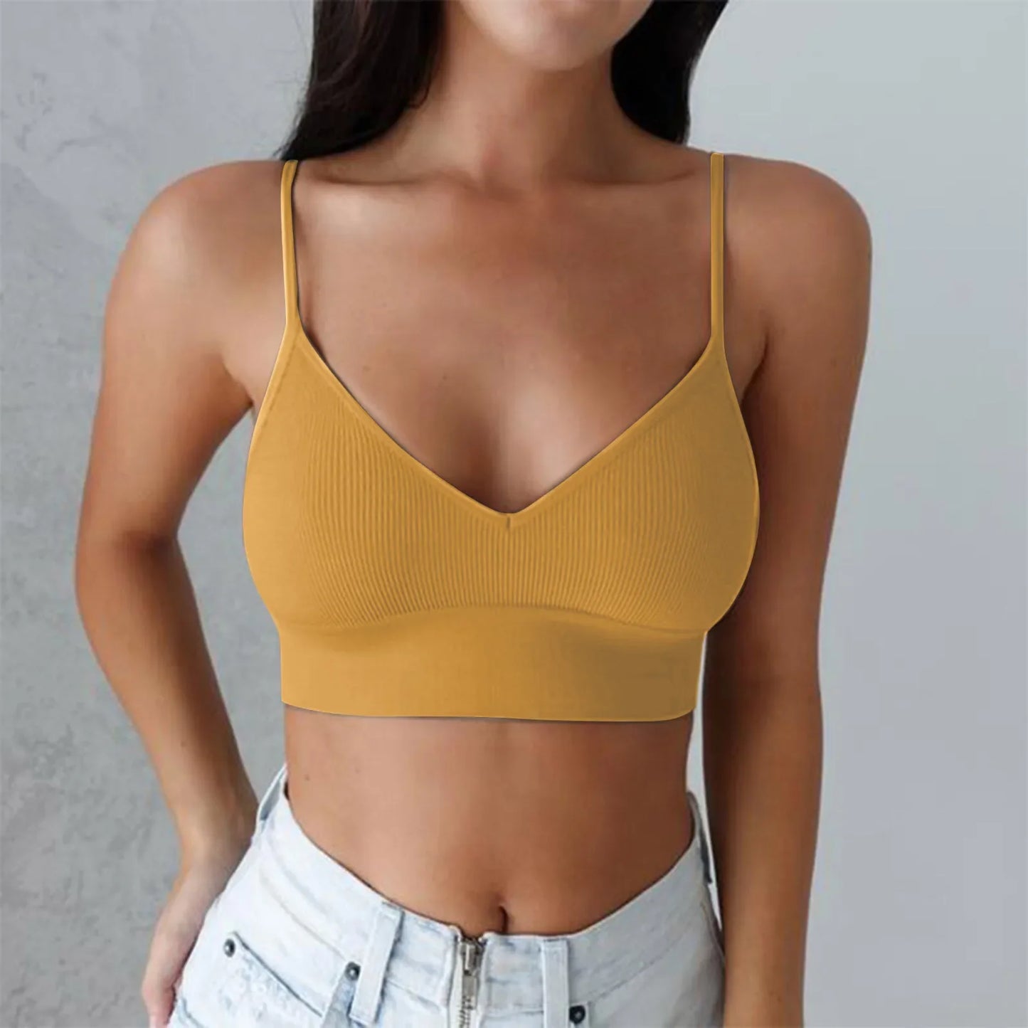Active Tops for Women Women Padded Bralettes Sports Bras For Pack V Neck Bando Bra For Women Girls Top Cotton Women Tops Pack