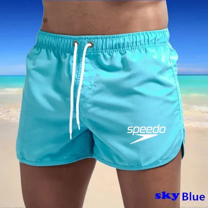 Quick Dry Mens Workout Shorts Breathable Running Training Gym Shorts with Stylish Print
