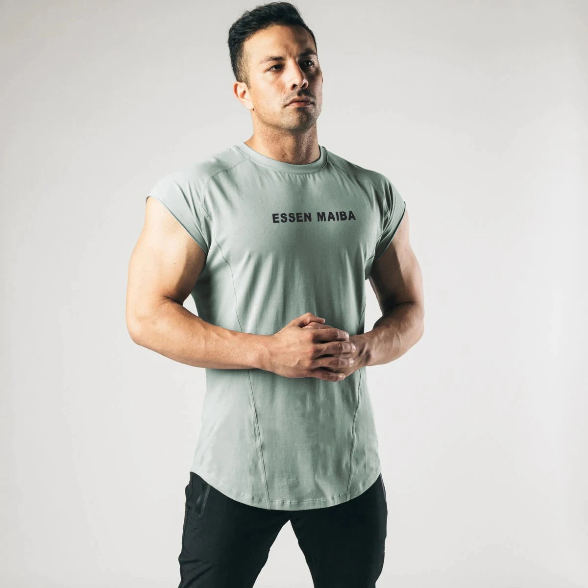 Mens Sleeveless Muscle Shirts for Men Workout Athletic Gym Fitness Training Bodybuilding Cotton Breathable Tank Tops Tee
