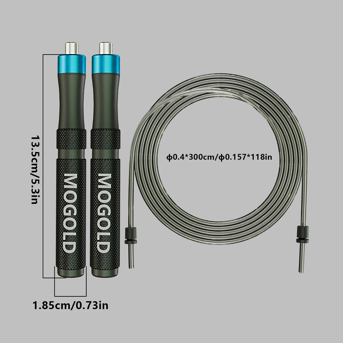 Adjustable Jump Rope For Speed Skipping Exercise Weight-Loss Fitness Women Men And Kids Ropea Length Steel Ropes With Bearings