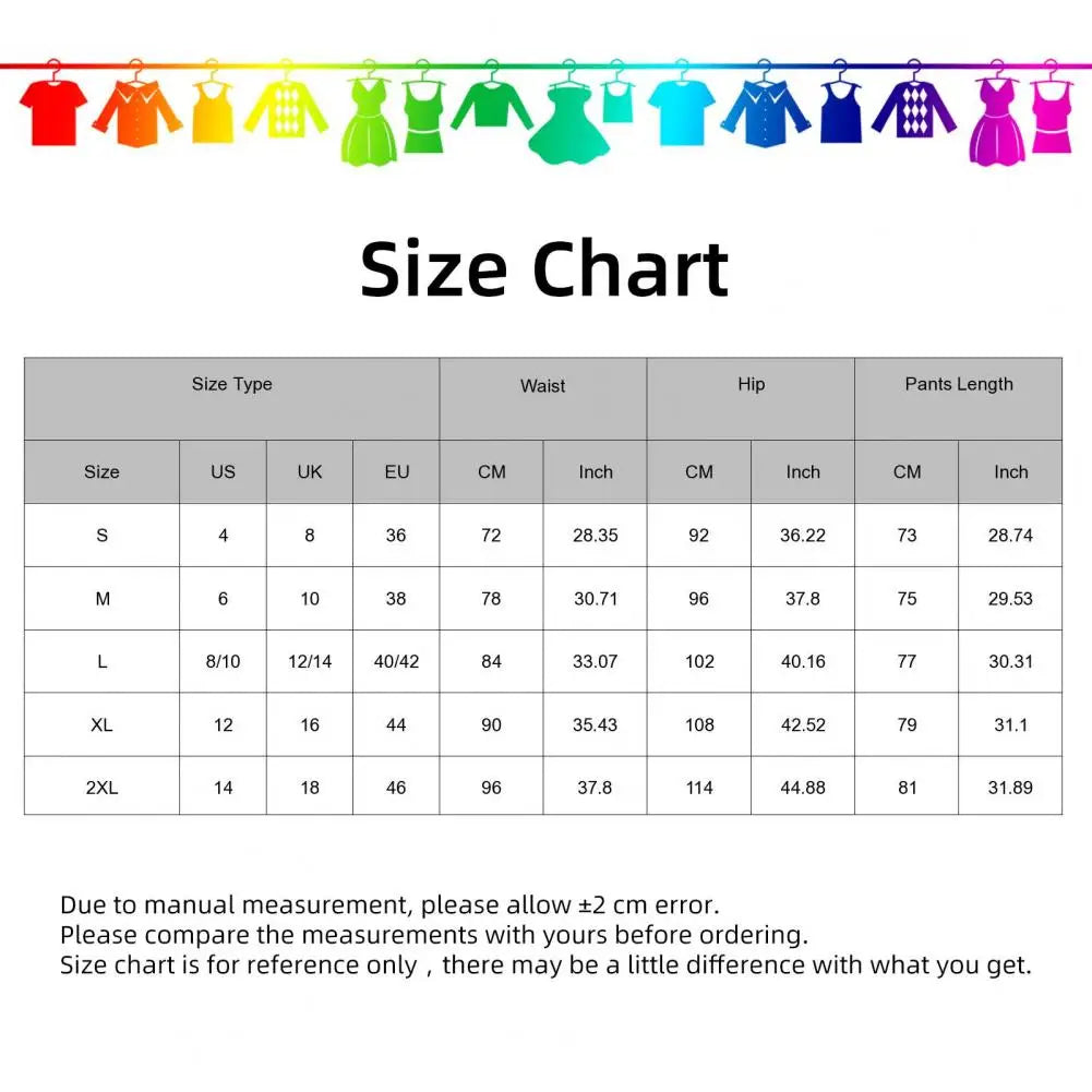 Women Elastic High Waist 3/4 Pant Casual Active Fit Wide Capris Leg Pants Trousers With Pockets Pants for Women Women’s Pants