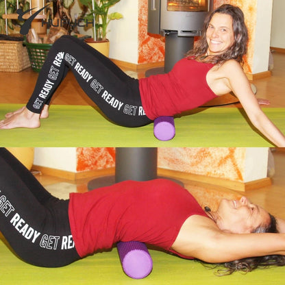Pilates Foam Roller 45cm Point EVA Massage Roller Foam Roller Muscle Recovery Roller Deep Tissue Massage Therapy Crossfit
