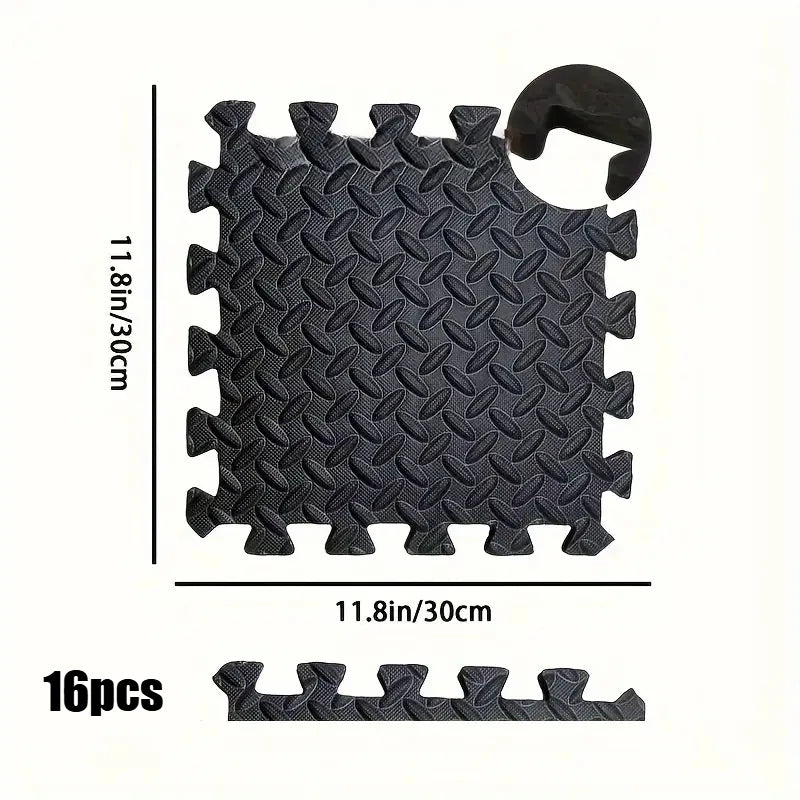 Interlocking Foam Floor Mats for Home Gym Workout Protective Puzzle Mat Tiles Waterproof EVA Padding 1/8/16Pcs