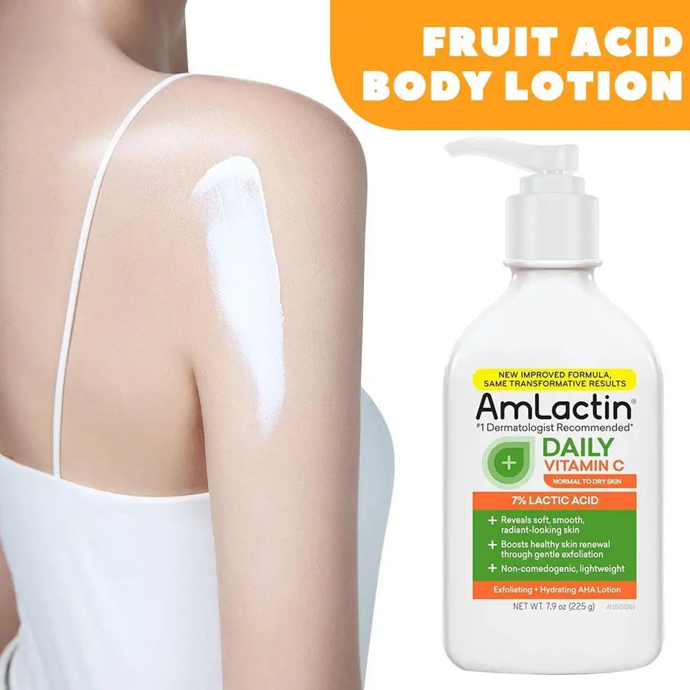 Amlactin Body Lotions Rapid Relief Restoring Lotion+Daily Moisturizing 12% Lactic Acid Lotion Nourishing Body Care Skin Cream