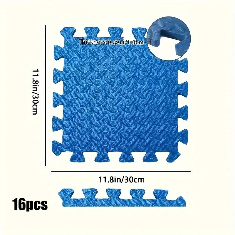 Interlocking Foam Floor Mats for Home Gym Workout Protective Puzzle Mat Tiles Waterproof EVA Padding 1/8/16Pcs