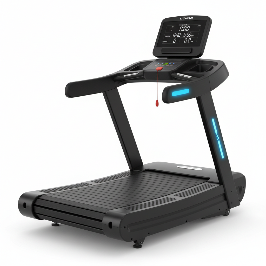 CT400 Self Generated Curved Commercial Treadmill